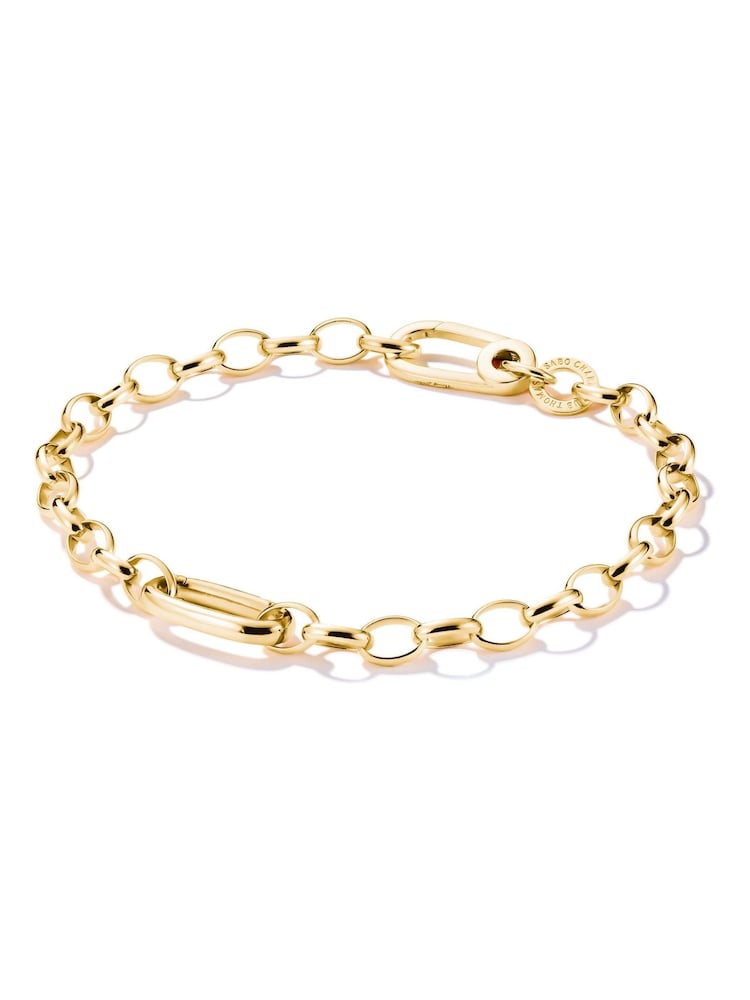 Thomas Sabo Gold Tone Charm Connect Link Bracelet - Image 1 of 4