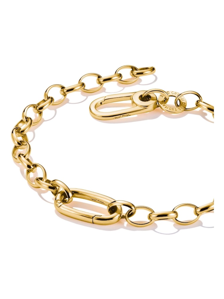 Thomas Sabo Gold Tone Charm Connect Link Bracelet - Image 2 of 4