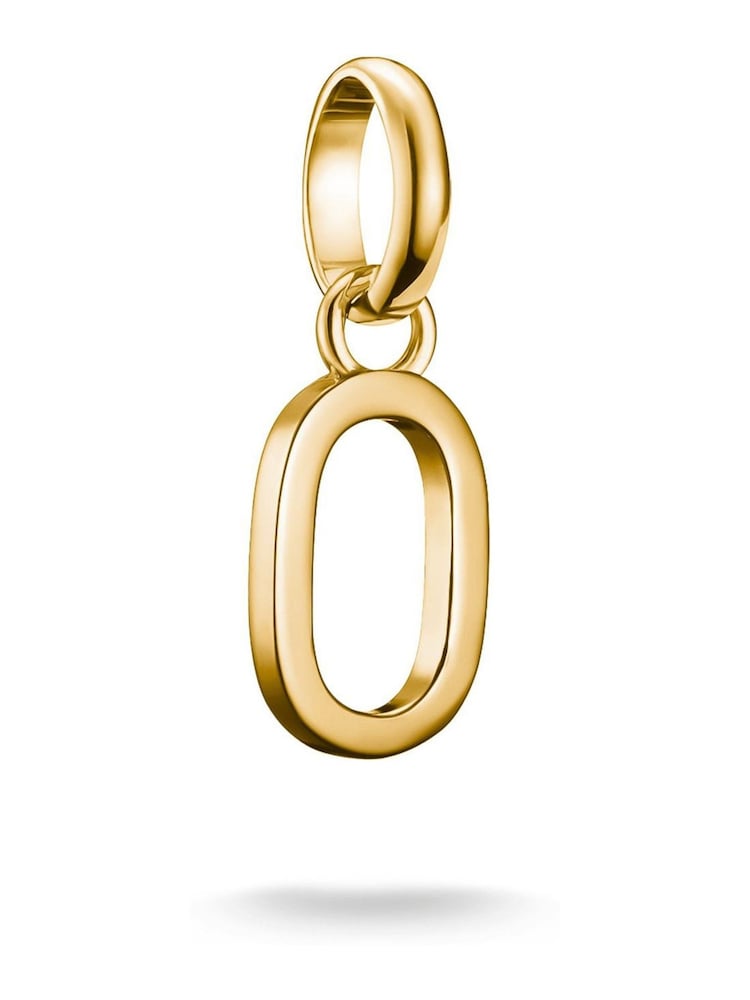 Thomas Sabo Gold Charm Connect letter O Pendant - Image 1 of 2 Thomas Sabo Gold Charm Connect letter O Pendant - Image 1 of 2