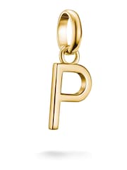 Thomas Sabo Gold Charm Connect letter P Pendant - Image 1 of 3