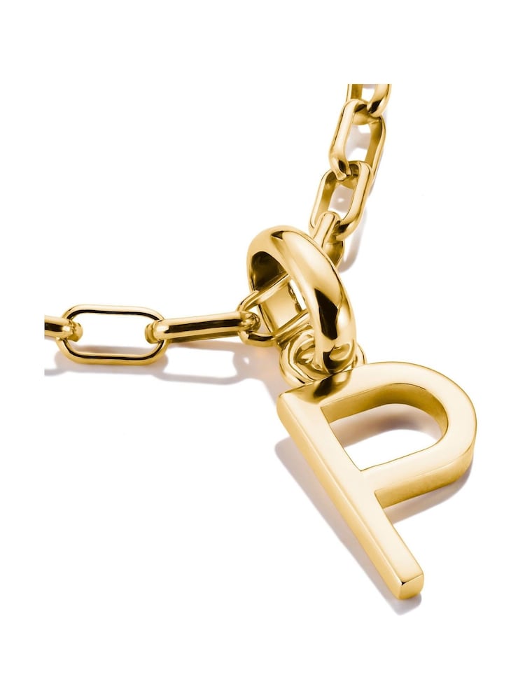 Thomas Sabo Gold Charm Connect letter P Pendant - Image 2 of 3