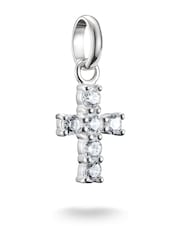Thomas Sabo Silver Plated Charm Connect Cross Pendant - Image 1 of 4