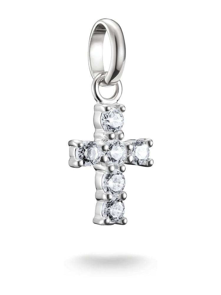 Thomas Sabo Silver Plated Charm Connect Cross Pendant - Image 1 of 4
