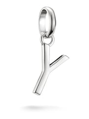 Thomas Sabo Silver Charm Connect letter Y Pendant - Image 1 of 2