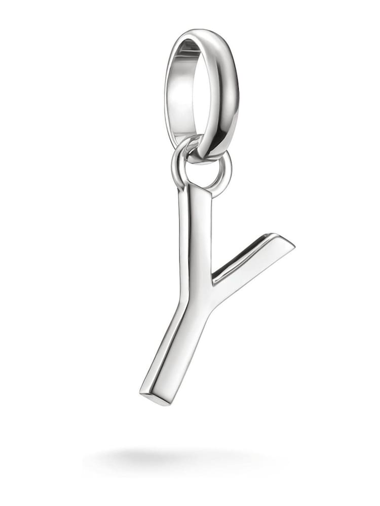 Thomas Sabo Silver Charm Connect letter Y Pendant - Image 1 of 2