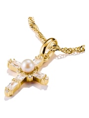 Thomas Sabo Gold Tone Charm Connect Vintage Cross Pendant - Image 2 of 4