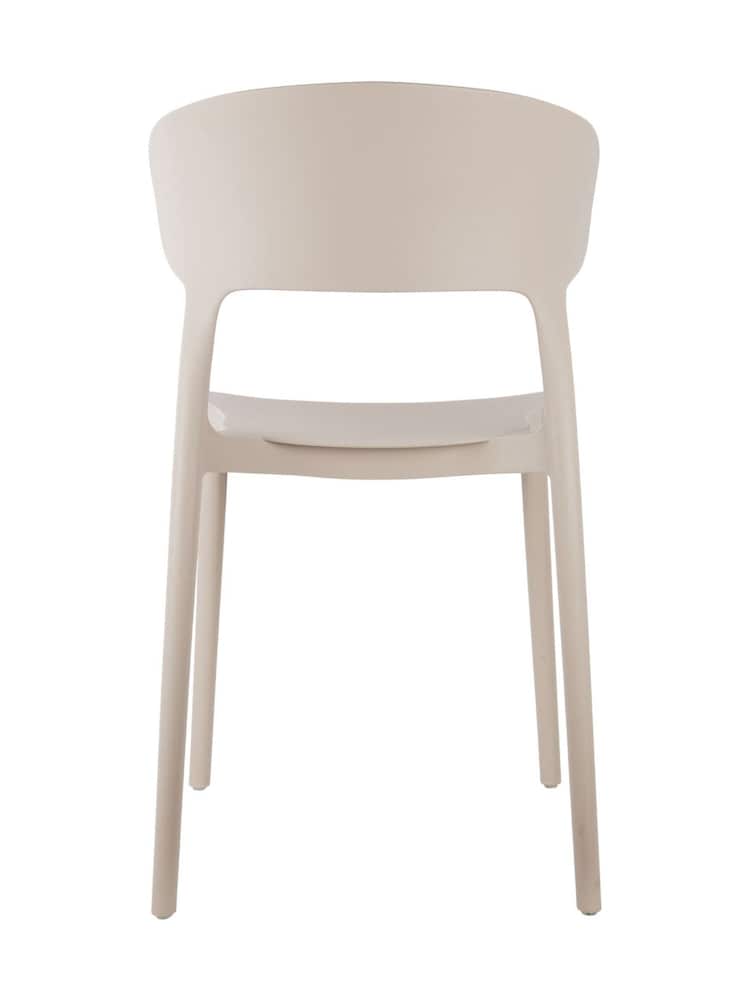 Present Time Warm Grey Fain Dining Chair - Image 4 of 4 Present Time Warm Grey Fain Dining Chair - Image 4 of 4
