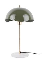 Leitmotiv Jungle Green Waved Dome Table Lamp - Image 2 of 3