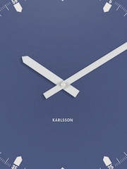 Karlsson Navy Blue Sucinto Dome Wall Clock - Image 3 of 4