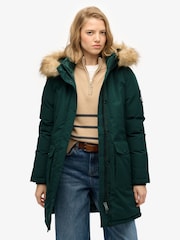 Casaco Parka Superdry Everest de Pele Sintética - Imagem 1 de 8