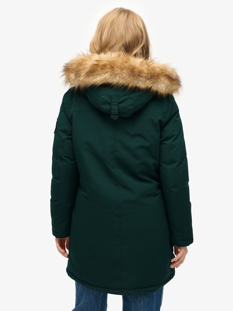 Casaco Parka Superdry Everest de Pele Sintética - Imagem 2 de 8