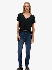 Superdry Black Studios Slub Embroidered T-Shirt - Image 4 of 5