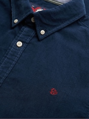 Superdry Blue Classic Needle Cord Shirt - Image 7 of 7
