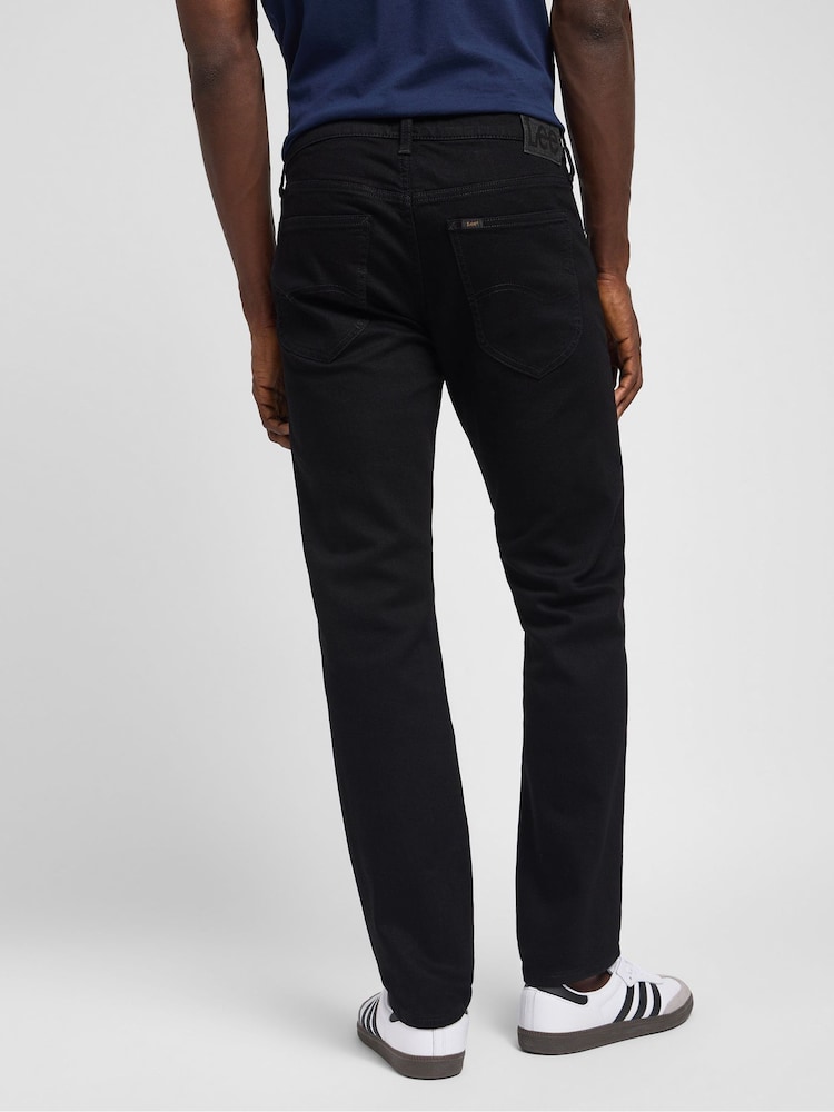 Wrangler Black Daren Straight Fit Jeans - Image 2 of 6