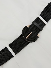 Reiss Ivory Taylor Linen Sleeveless Belted Playsuit - Image 6 of 6