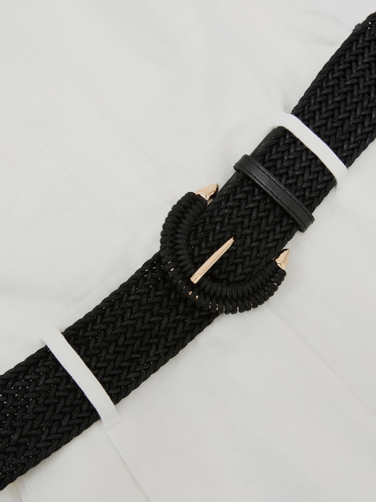 Reiss Ivory Taylor Linen Sleeveless Belted Playsuit - Image 6 of 6 Reiss Ivory Taylor Linen Sleeveless Belted Playsuit - Image 6 of 6