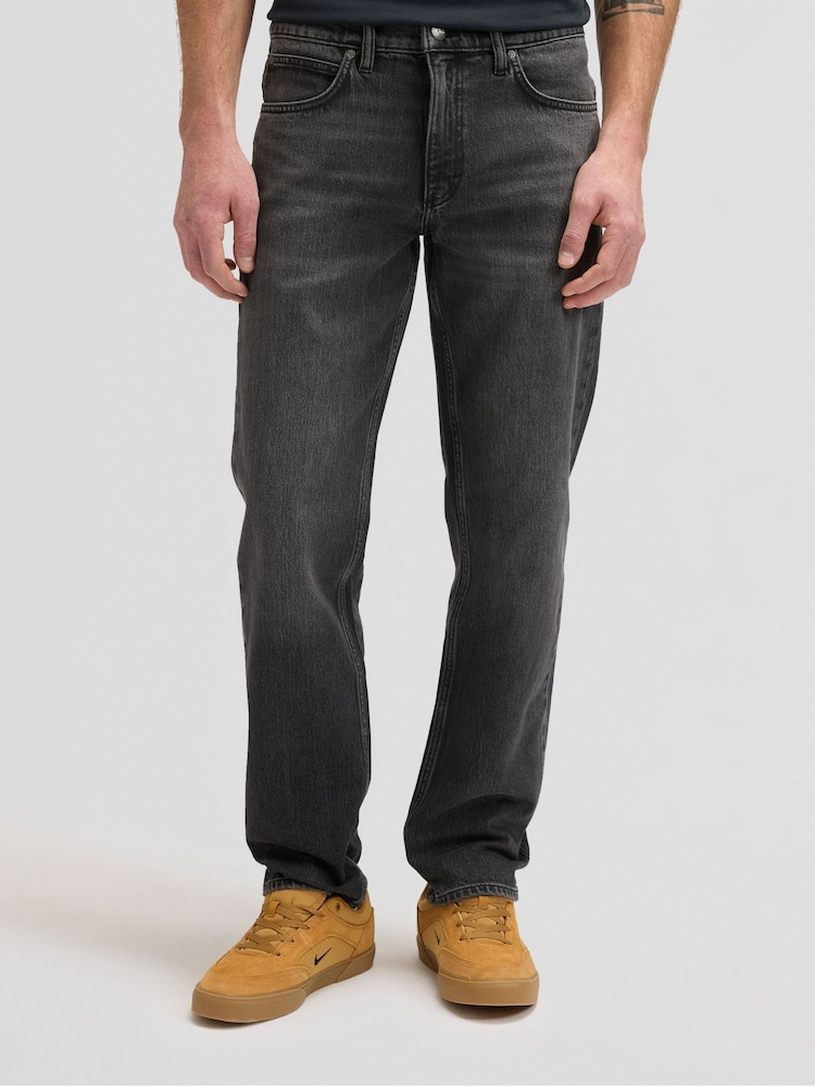 Lee Black West Regular Straight Fit Jeans - Image 1 of 6