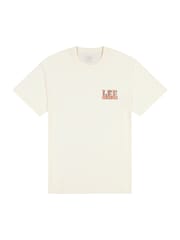 Lee Cream Vinyl Back Print T-Shirt - Image 1 of 8