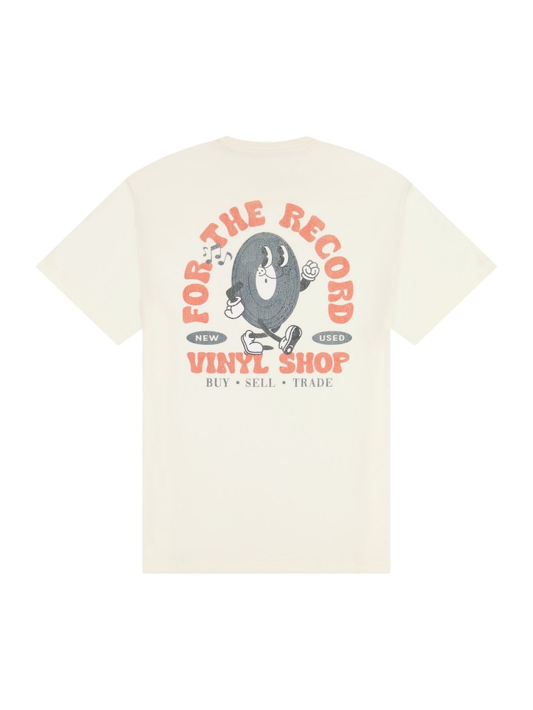 Lee Cream Vinyl Back Print T-Shirt - Image 2 of 8