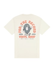 Lee Cream Vinyl Back Print T-Shirt - Image 7 of 8