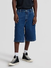 Sky Blå - Lee Workwear Carpenter Skater Shorts - Bilde 1 av 7