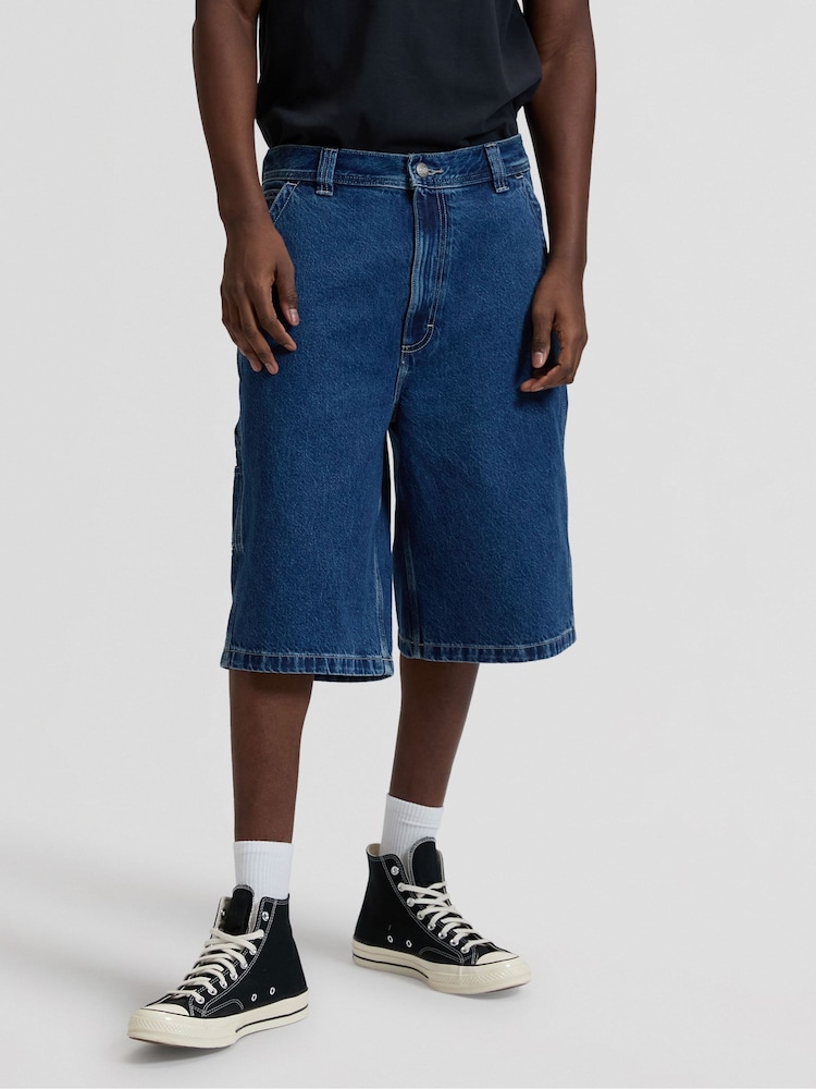 Sky Blå - Lee Workwear Carpenter Skater Shorts - Bilde 1 av 7