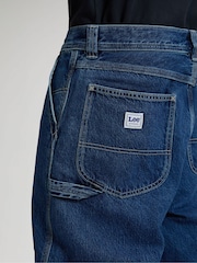 Sky Blå - Lee Workwear Carpenter Skater Shorts - Bilde 5 av 7
