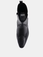 Schwarz - Novo Diablo Low Heel Western Boots - Bild 5 von 6