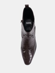 Braun - Novo Diablo Low Heel Western Boots - Bild 5 von 6
