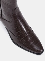 Braun - Novo Diablo Low Heel Western Boots - Bild 6 von 6
