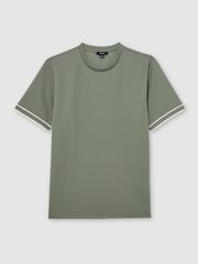 Reiss Sage Green Oscar T-Shirt - Image 2 of 6