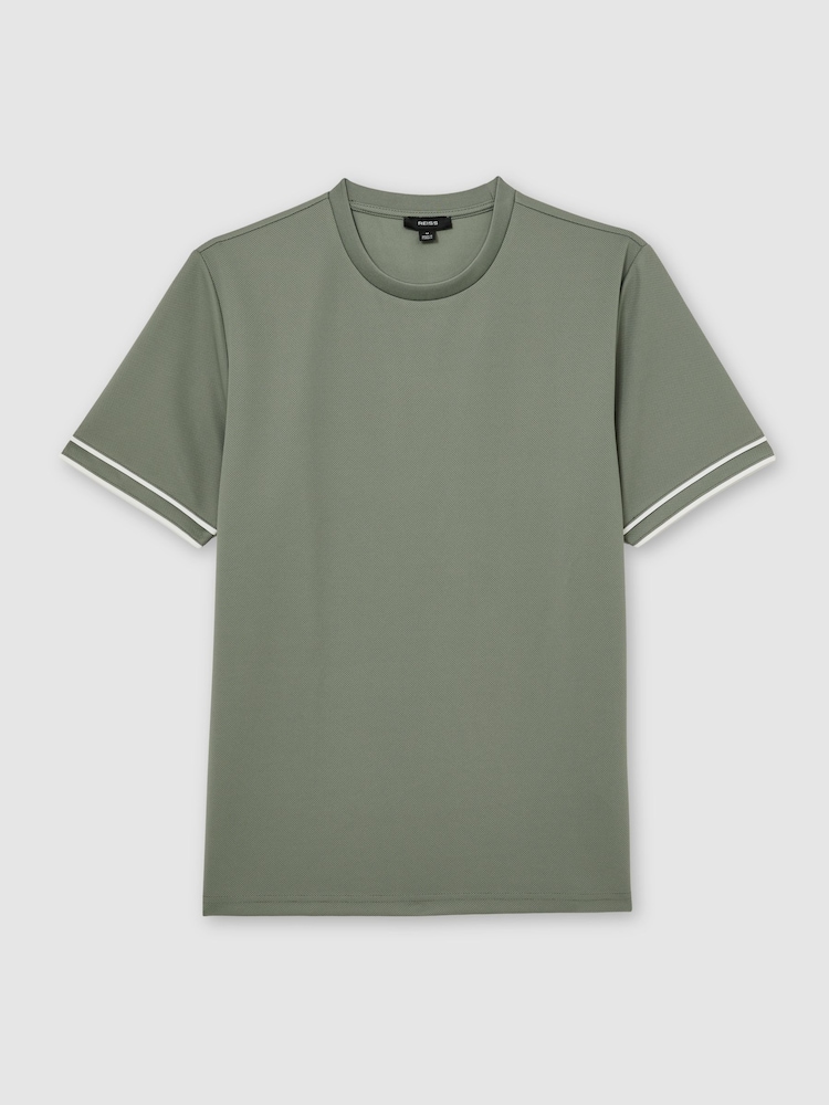Reiss Sage Green Oscar T-Shirt - Image 2 of 6
