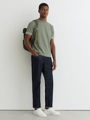 Reiss Sage Green Oscar T-Shirt - Image 3 of 6