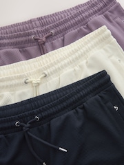Mauve/Ecru/Black Polo and Shorts Co-ord Set - Image 12 of 12