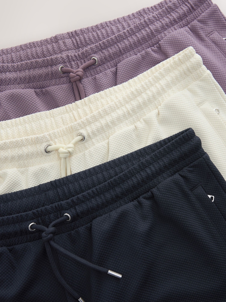 Mauve/Ecru/Black Polo and Shorts Co-ord Set - Image 12 of 12