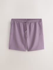 Mauve/Ecru/Black Polo and Shorts Co-ord Set - Image 8 of 12
