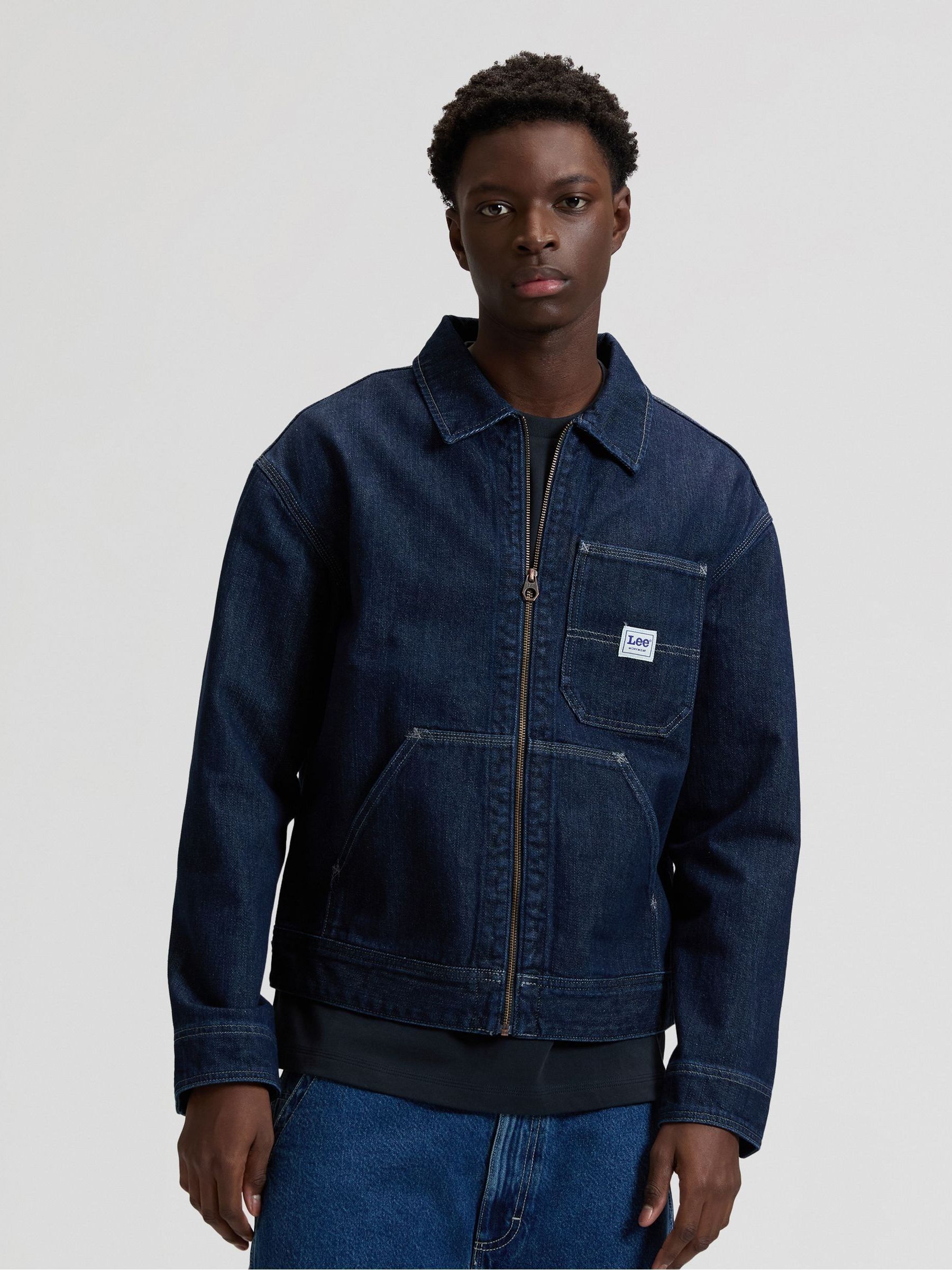 Buy Lee Blue 91W Denim Workwear Jacket from Next USA
