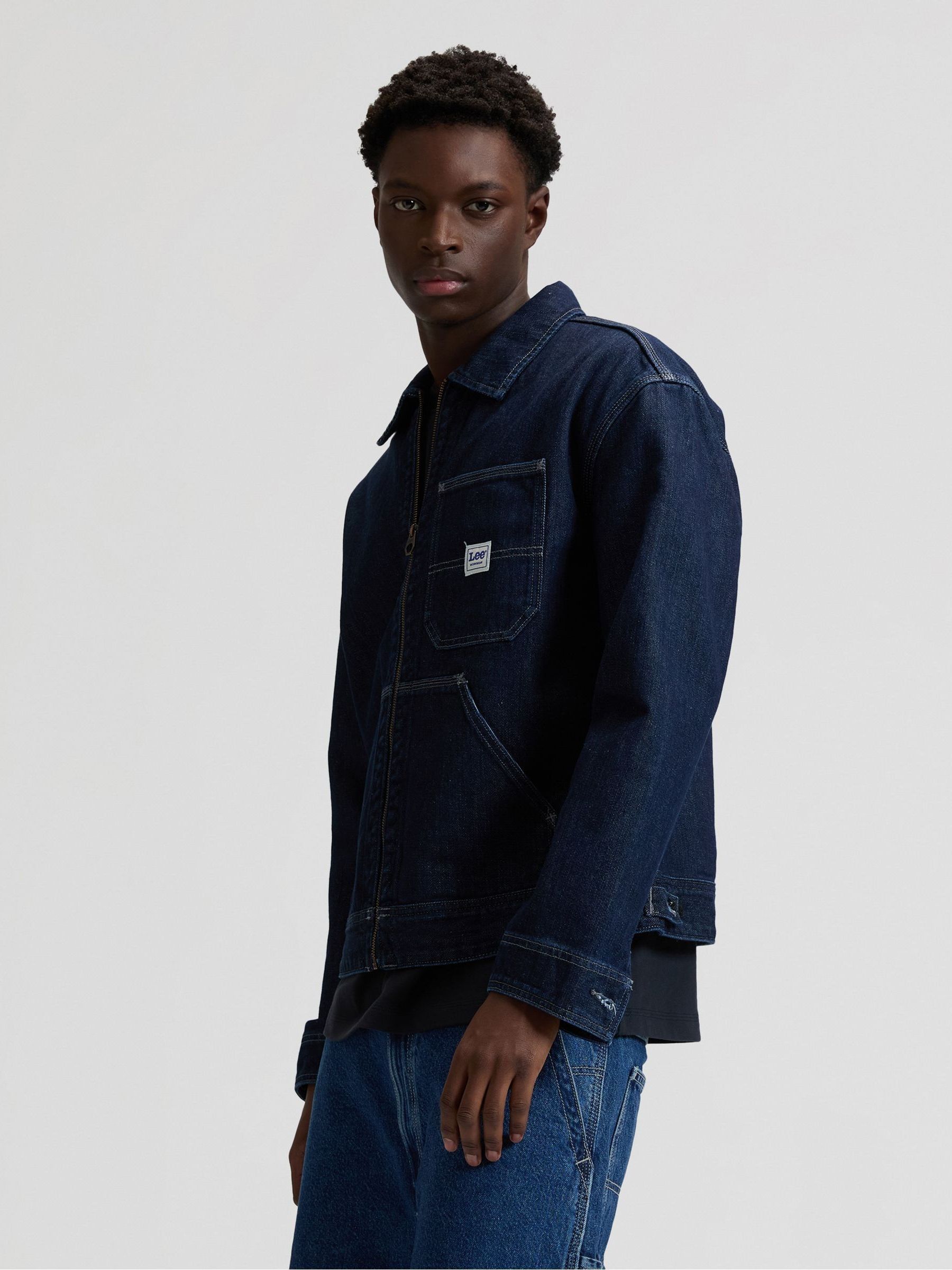 Buy Lee Blue 91W Denim Workwear Jacket from Next USA