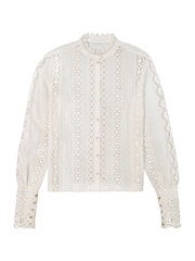 Lee White Bohemian Lace Blouse - Image 7 of 7