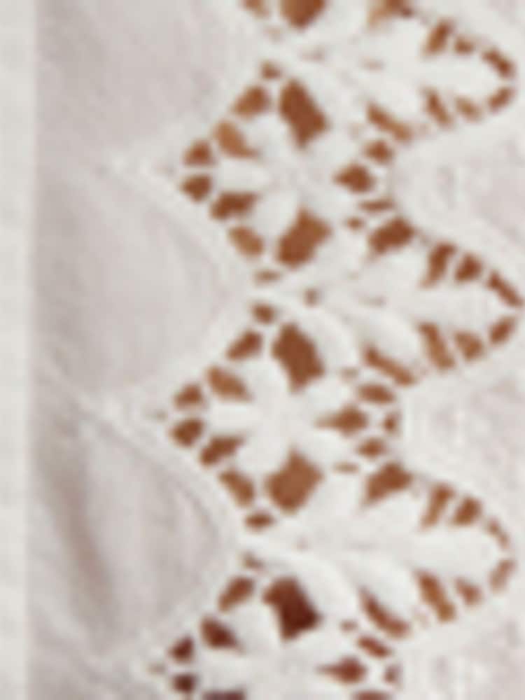 Lee White Bohemian Lace Blouse - Image 8 of 8