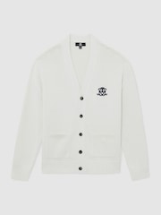 Off White - Reiss Coates Monogram-Embroidered Relaxed Cardigan - Bild 2 von 7