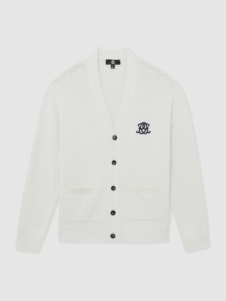 Off White - Reiss Coates Monogram-Embroidered Relaxed Cardigan - Bild 2 von 7