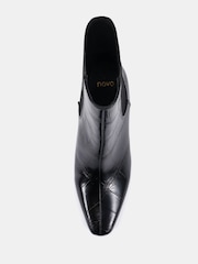 Novo Black Regular Fit Kennedy Curved Mid Heel Chelsea Ankle Boots - Image 5 of 6