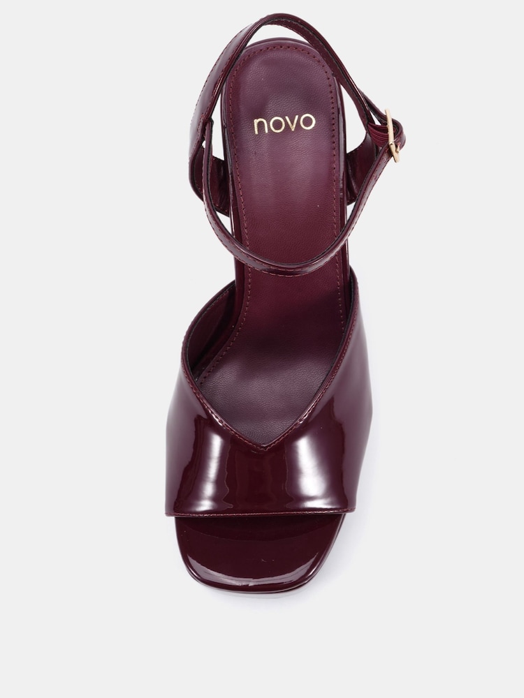 Sandales à Talons Hauts New Look - Taille 6 UK (pointure 39 Environ) - Noires - Occasion