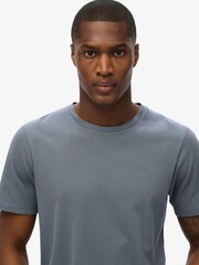 Superdry Blue Classic Essential T-Shirt - Image 3 of 6