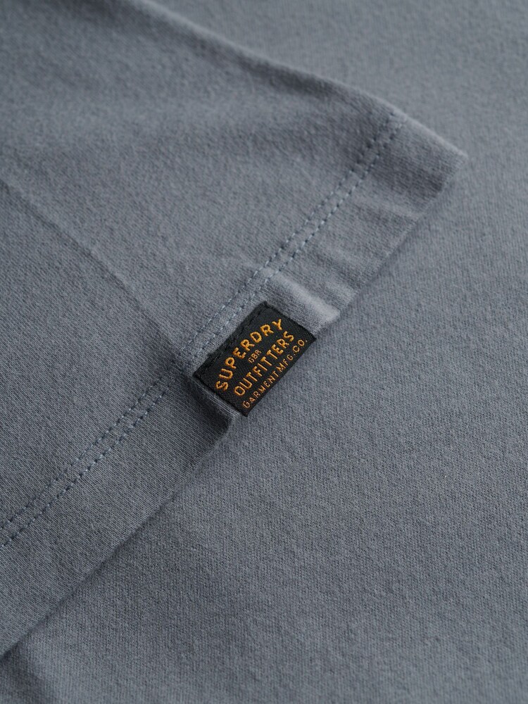 Superdry Blue Classic Essential T-Shirt - Image 6 of 6
