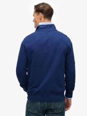 Superdry Blue Preppy Half Zip Jumper - Image 2 of 6
