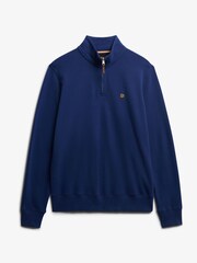 Superdry Blue Preppy Half Zip Jumper - Image 6 of 6