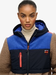 Superdry Grey Hooded Fleece Jacket - Image 6 of 8