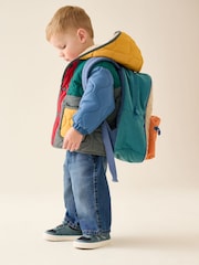 Colour block pastel - Mochila de pana - Imagen 2 de 9